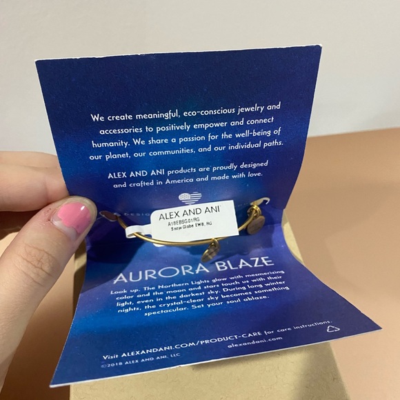 Gold Aurora Blaze Alex and Ani brand new - Picture 4 of 6